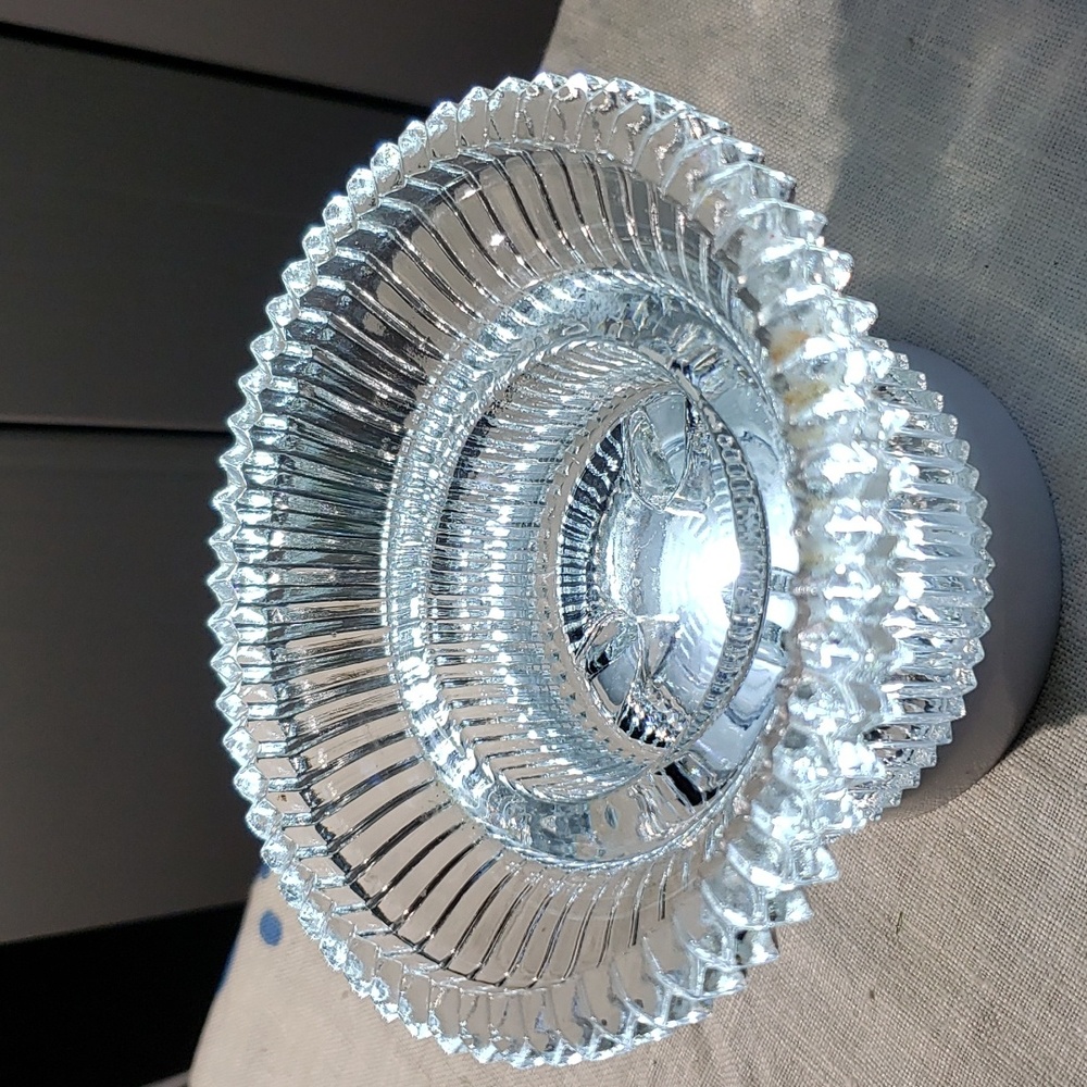 4.5in crystal candle holder